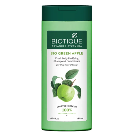 Biotique Shampoo Green Apple Shine Gloss 